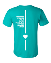 Load image into Gallery viewer, World Spina Bifida Day Teal T-Shirt - ADULT