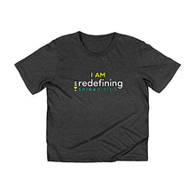 Load image into Gallery viewer, I Am Redefining Spina Bifida Charcoal Grey T-Shirt - BABY [NEW ITEM]