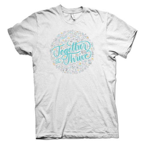 Together We Thrive White T-Shirt - YOUTH