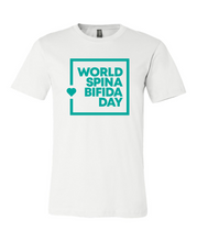 Load image into Gallery viewer, World Spina Bifida Day White T-Shirt - ADULT